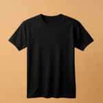 Round Neck Half Sleeve - Black