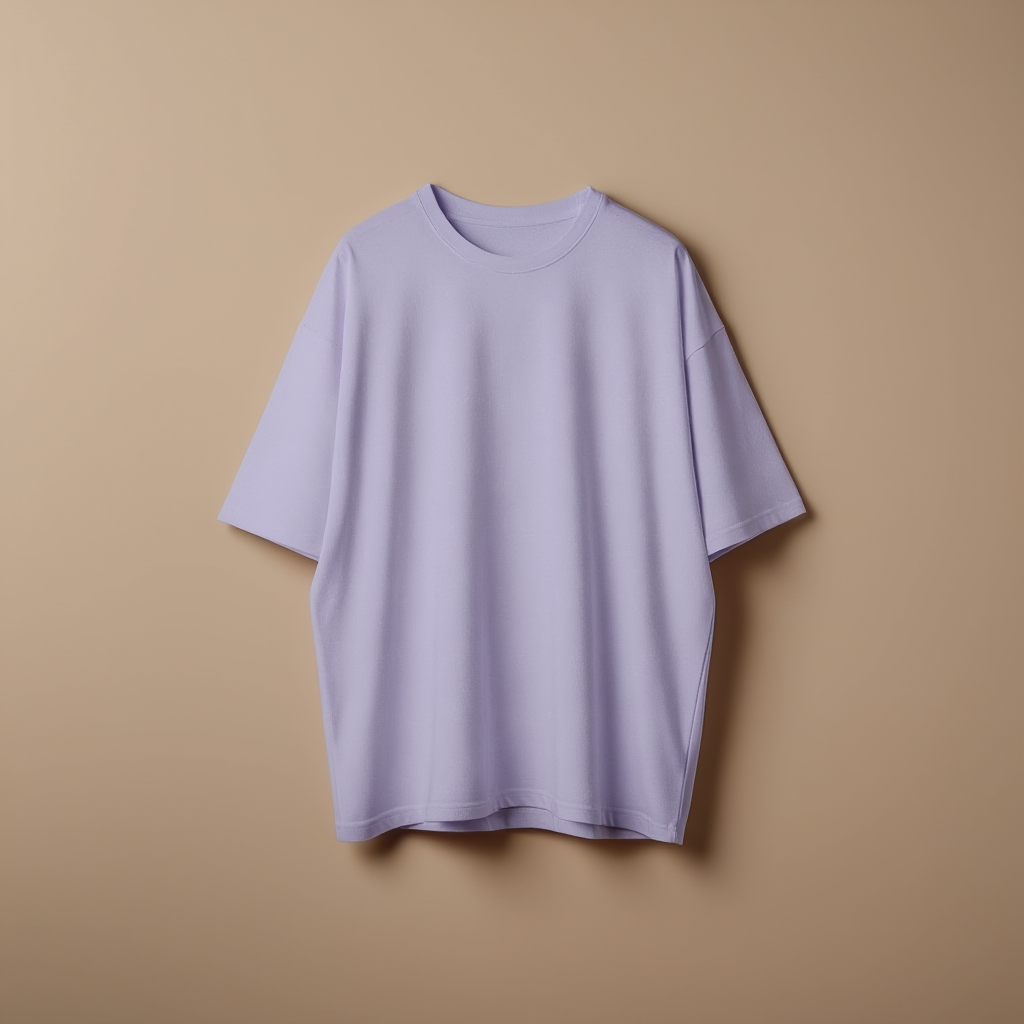 Lavender Tee Drop Shoulder - Lavender - Image 1