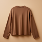 Round Neck Full Sleeve - Brown - Image 2