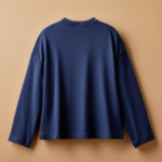 Round Neck Full Sleeve - Navy - Image 2