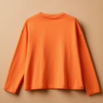 Round Neck Full Sleeve - Orange - Image 2