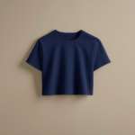 Women Crop Tee - Navyblue