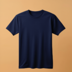 Round Neck Half Sleeve - Navy