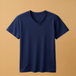 Kids V Neck Half Sleeve - Navy