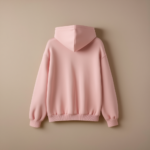 Hoodie With Zipper - Pink - Image 2