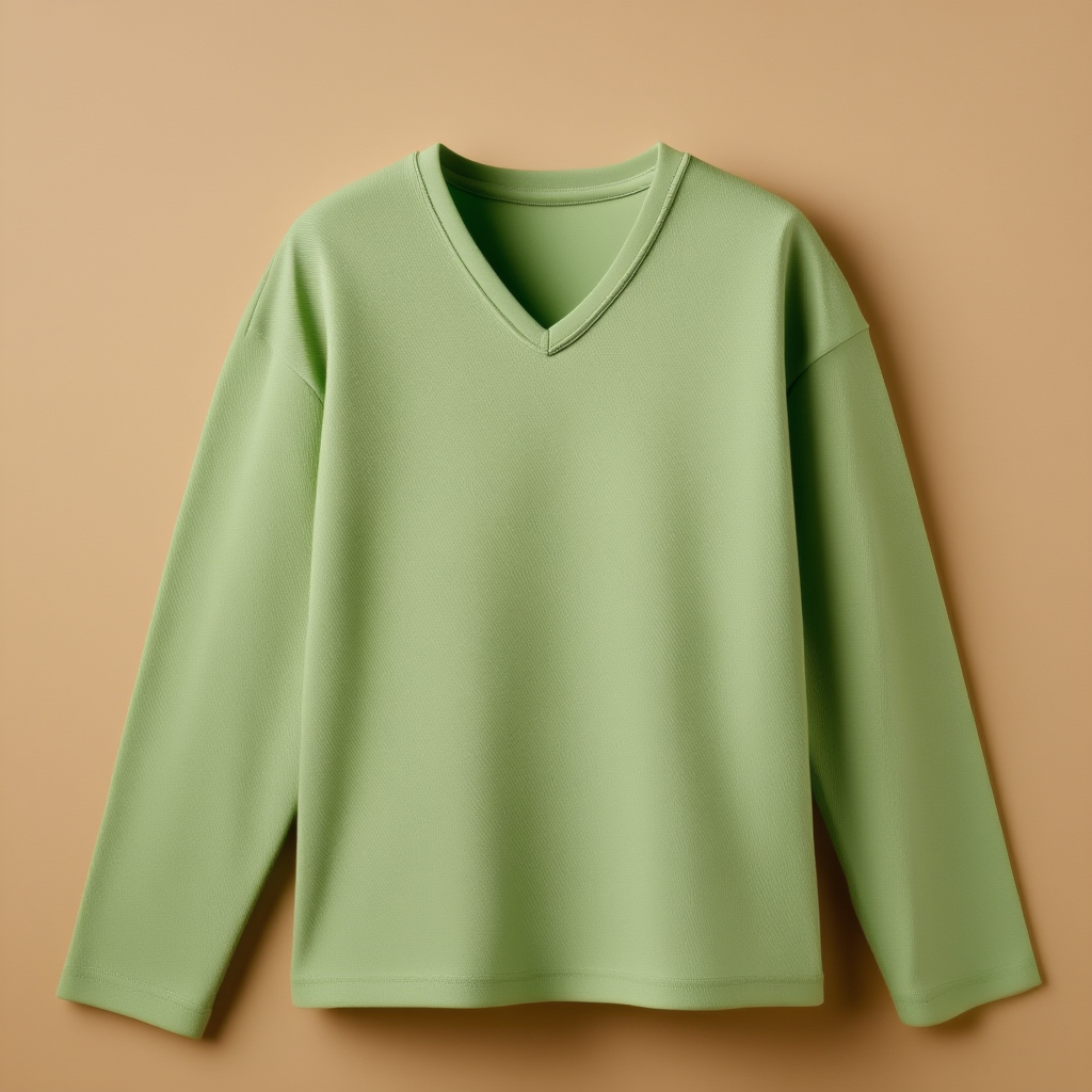 Pista V-Neck V Neck Full Sleeve - Pista Green - Image 1