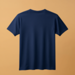 Round Neck Half Sleeve - Navy - Image 2