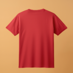 Round Neck Half Sleeve - Red - Image 2