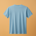 Round Neck Half Sleeve - Sky Blue - Image 2