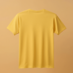 Kids Round Neck Half Sleeve - Yellow - Image 2