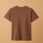 Kids V Neck Half Sleeve - Brown - Image 2