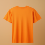 V Neck Half Sleeve -Orange - Image 2
