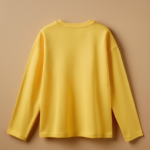 V Neck Full Sleeve - Yellow - Image 2