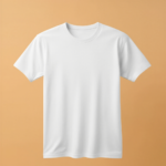 Kids Round Neck Half Sleeve - White