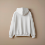 Hoodie With Zipper - White - Image 2