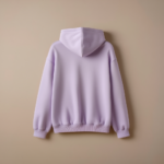 Hoodie With Zipper - Lavender - Image 2
