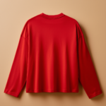 Kids Round Neck Full Sleeve – Red - Image 2