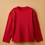 Kids Round Neck Full Sleeve – Red